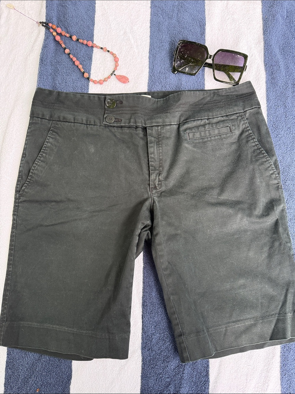 Old Navy Black Bermuda Shorts
